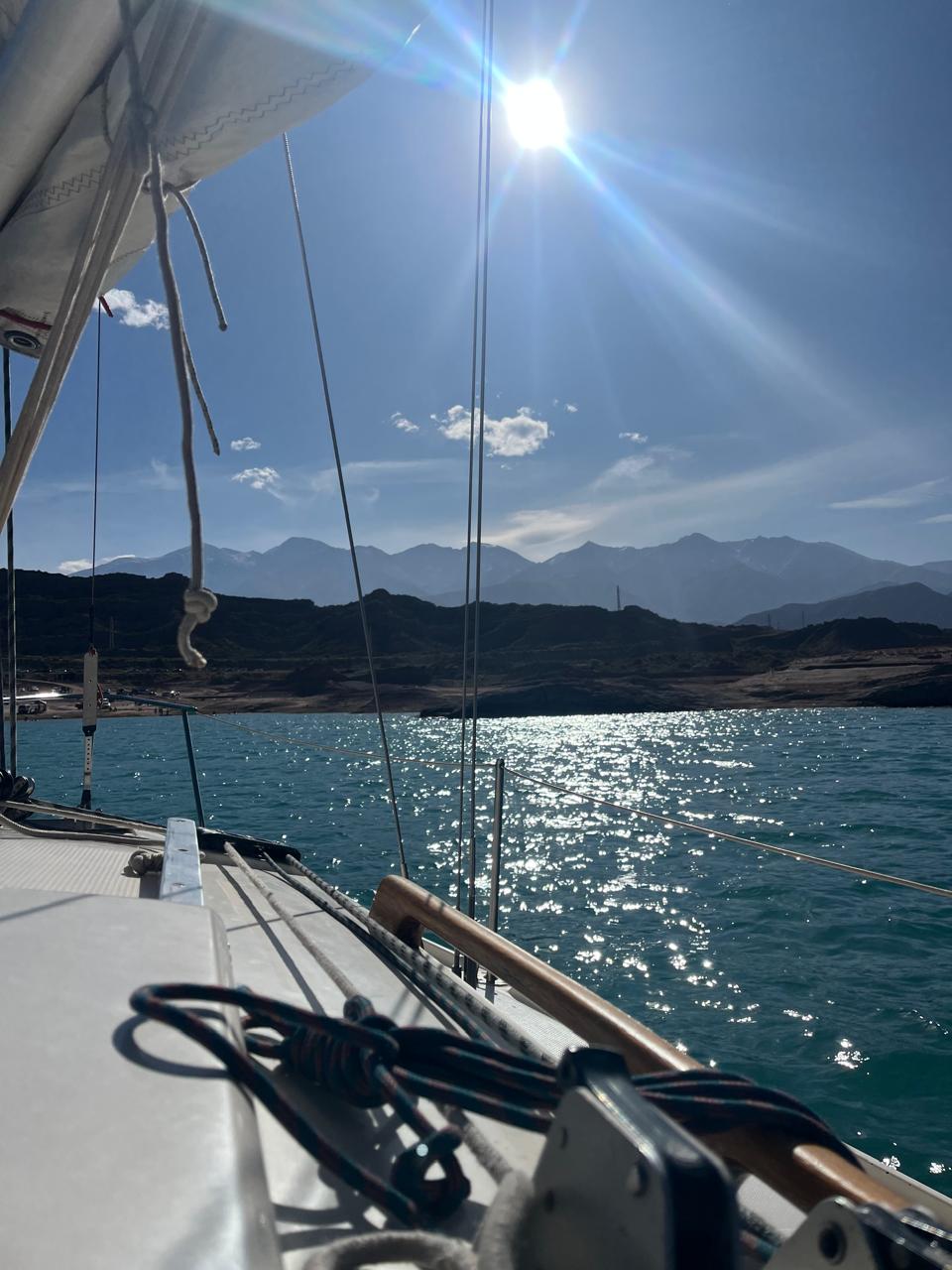 Navegación a vela en Dique Potrerillos