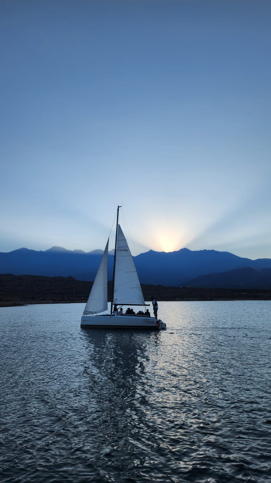 Sunset a bordo en Potrerillos